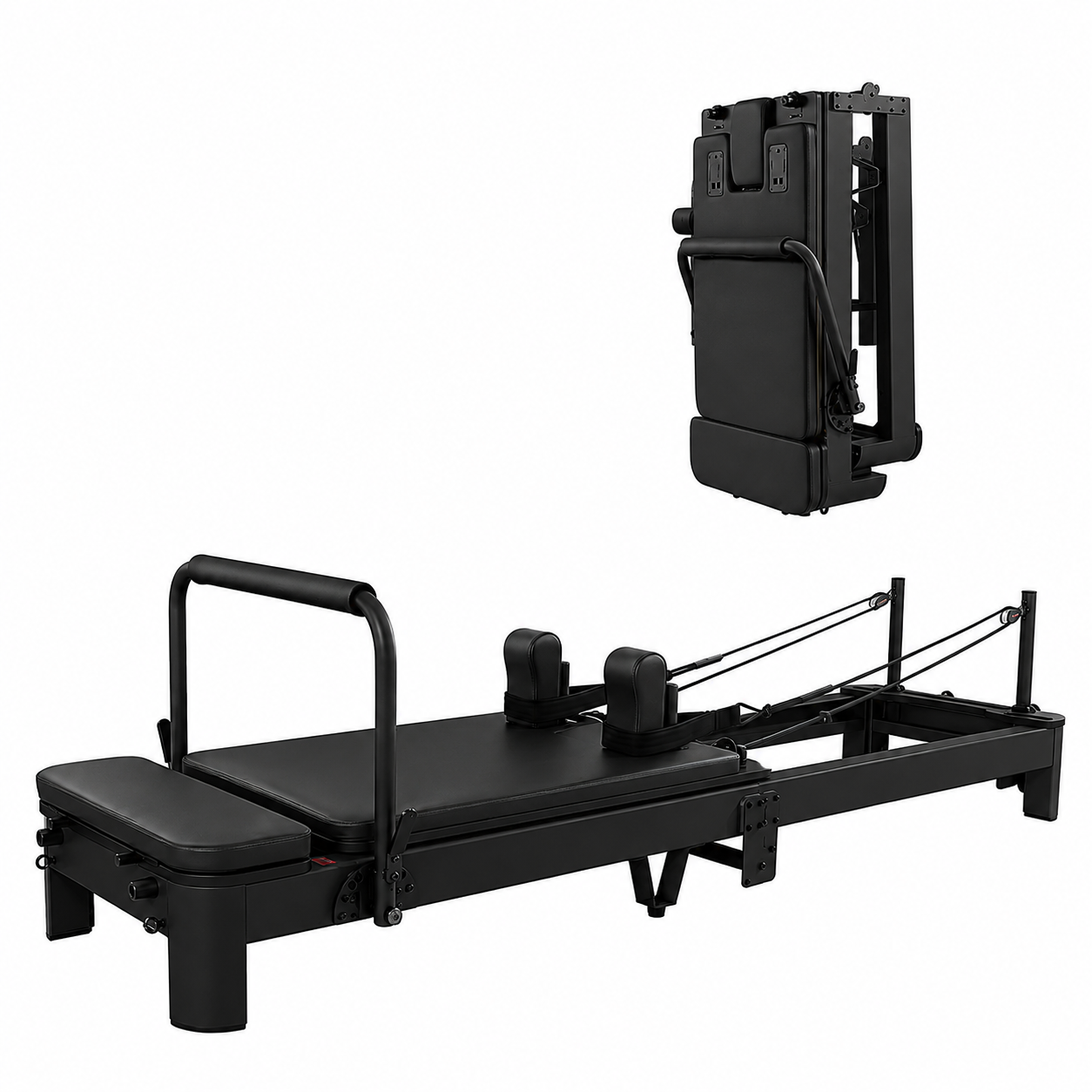 Essence All-Black Pilates Reformer — speciaal ontwikkeld voor verhuur