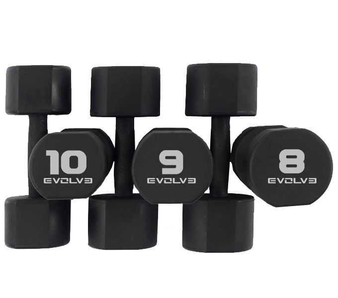 Evolve CPU Urethan-Hanteln-Set 1–10 kg